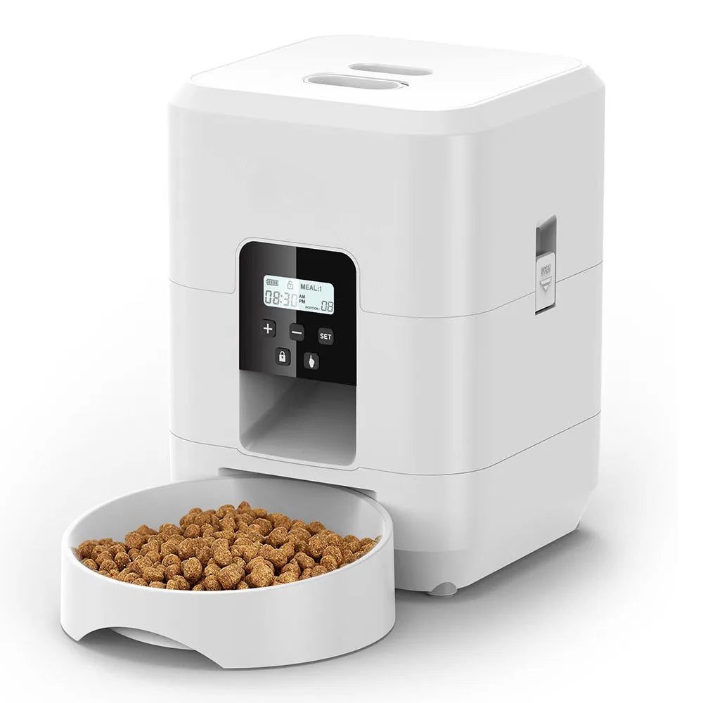 Smart Pet Feeder Automatic Cat Feeder Dog Slow Food Machine with Timed Quantitative Automatic Cat Food Dispenser Cat Dog Bowl